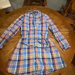 U.S. Polo Assn. Colorful Plaid Dress